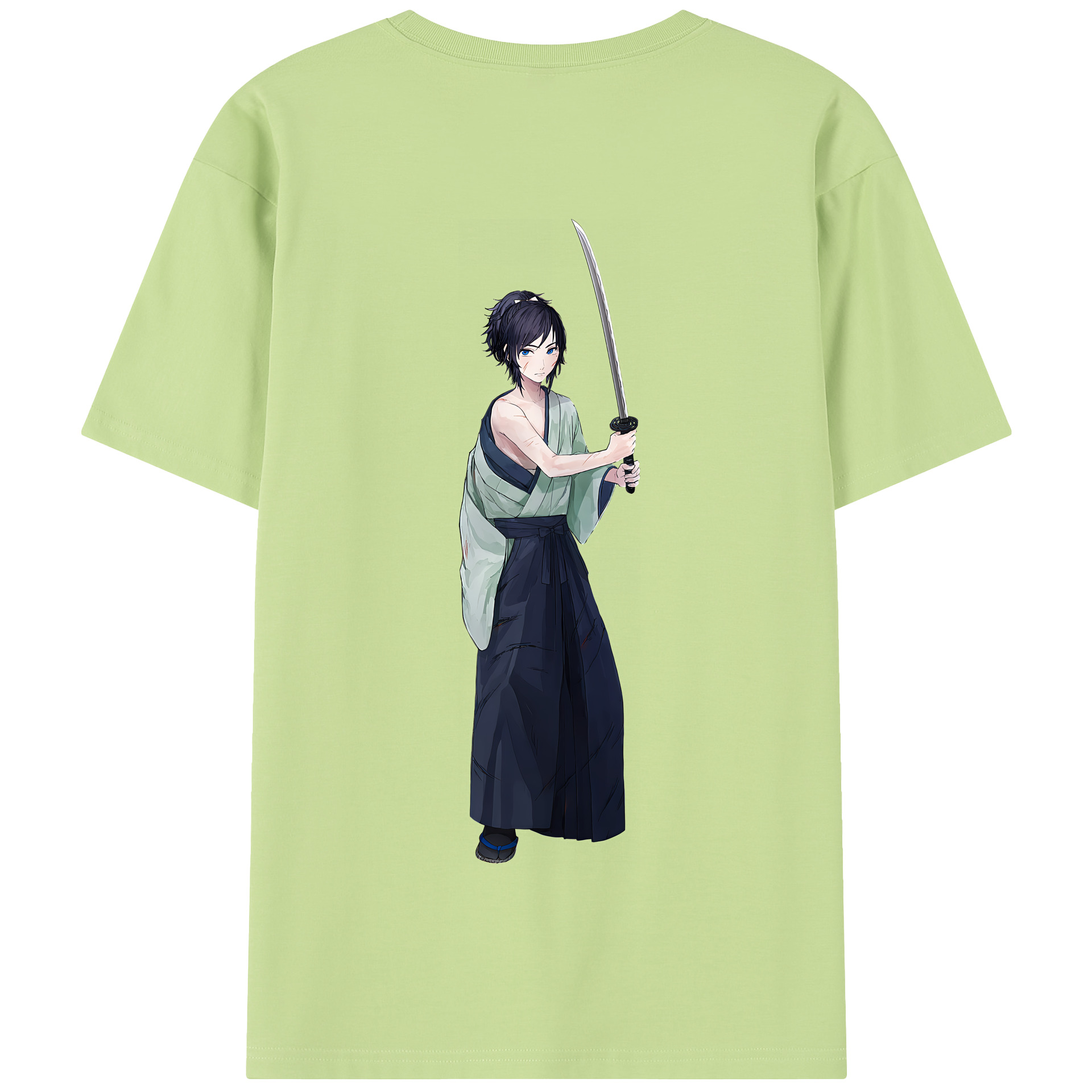 （画像用） 刀剣乱舞 Touken Ranbu 綿100％半袖Tシャツ（背面プリント）